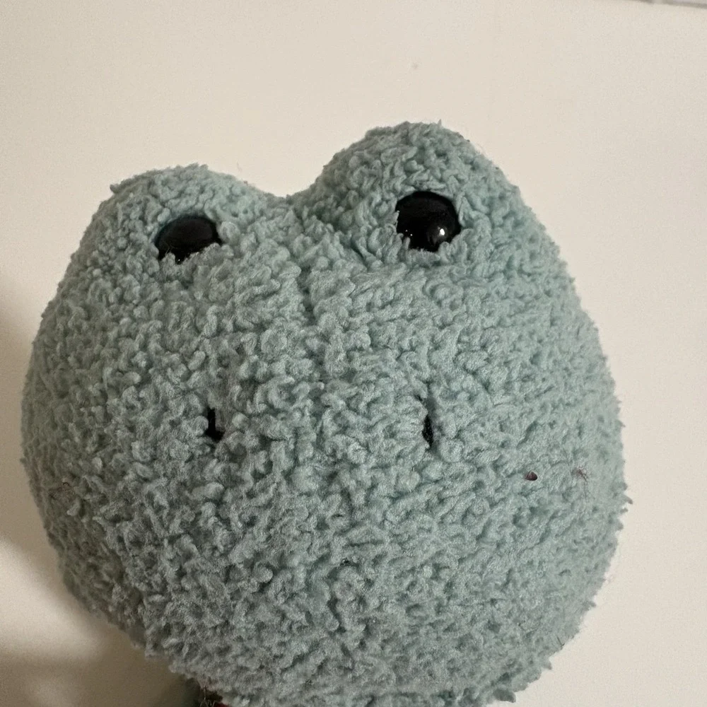 Vtg Jellycat Frog Plush Green Long Legs Beaded Eyes Retired Soft Toy Lovey 13